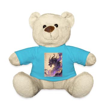 Amethysts Zepter: Qilin Zijin – Königliche Aura - Teddy - Atollblau - Vorne