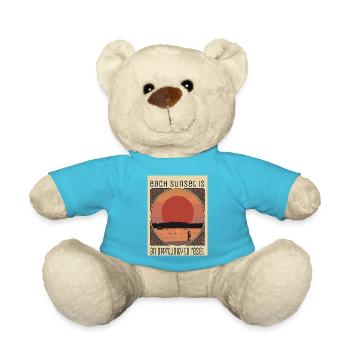Sonnenuntergangs-Reset-Moment - Teddy - Atollblau - Vorne