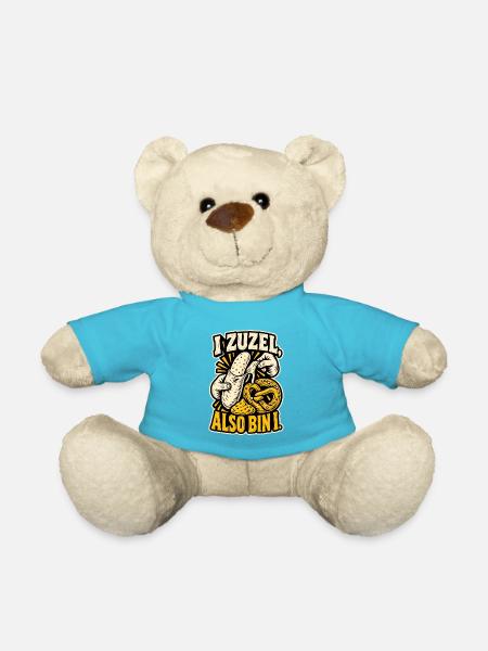 I zuzel also bin i - Teddy - Atollblau