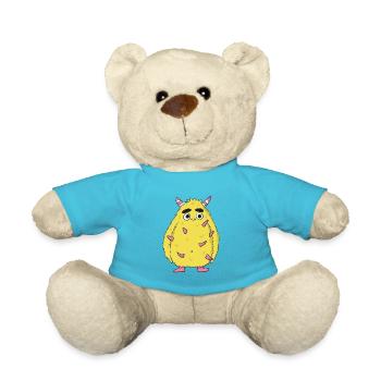 Monster - Teddy Bear - atoll blue - Front