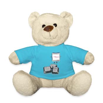Ich vermisse Sie CAD Tastatur - computer - Teddy - Atollblau - Vorne