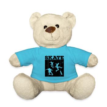 Skate, skaten, Skater, Skateboard - Teddy - Atollblau - Vorne