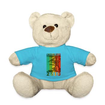 Awesome Since 2010 - Teddy Bear - atoll blue - Front