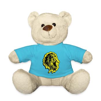 Symbole de tête de lion lion - Nounours - bleu outremer - Devant