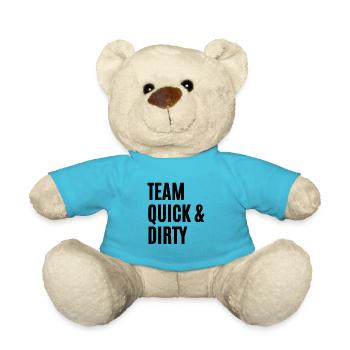 TEAM QUICK & DIRTY - Teddy - Atollblau - Vorne