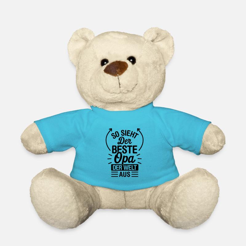 Großvater So Sieht Der Beste Opa Der Welt Aus - Teddy - Atollblau