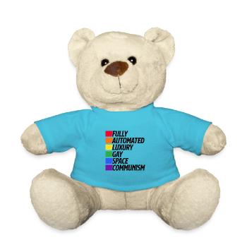 Fully Automated Luxury Gay Space Communism Lesbian - Teddy - Atollblau - Vorne