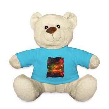 Cool Japanese World Japan Neon City - Teddy - Atollblau - Vorne