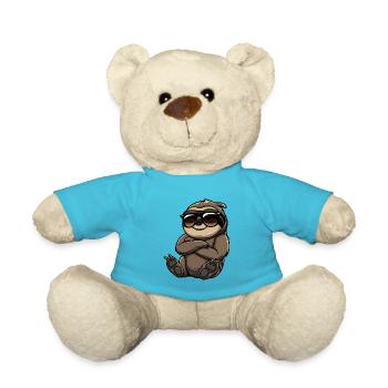 Faultier Cool Comic - Teddy - Atollblau - Vorne