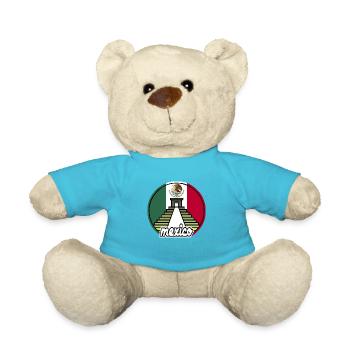 Mexico / Land / Flagge - Teddy - Atollblau - Vorne