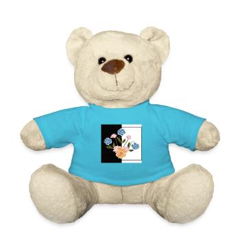Floral dreams - Teddy Bear - atoll blue - Front