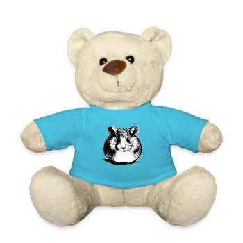 Hamster mignon animal rongeur animaux drôle animal 11 - Nounours - bleu outremer - Devant