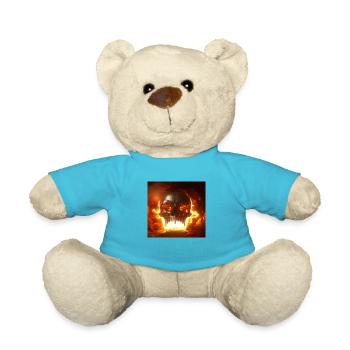skull in hell in 3d render - Teddy - Atollblau - Vorne