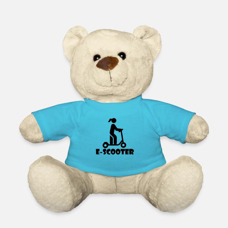 E-Scooter Roller Scooter - Nounours - bleu outremer