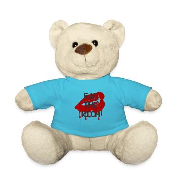 EAT THE RICH - 🍴 - Teddy - Atollblau - Vorne