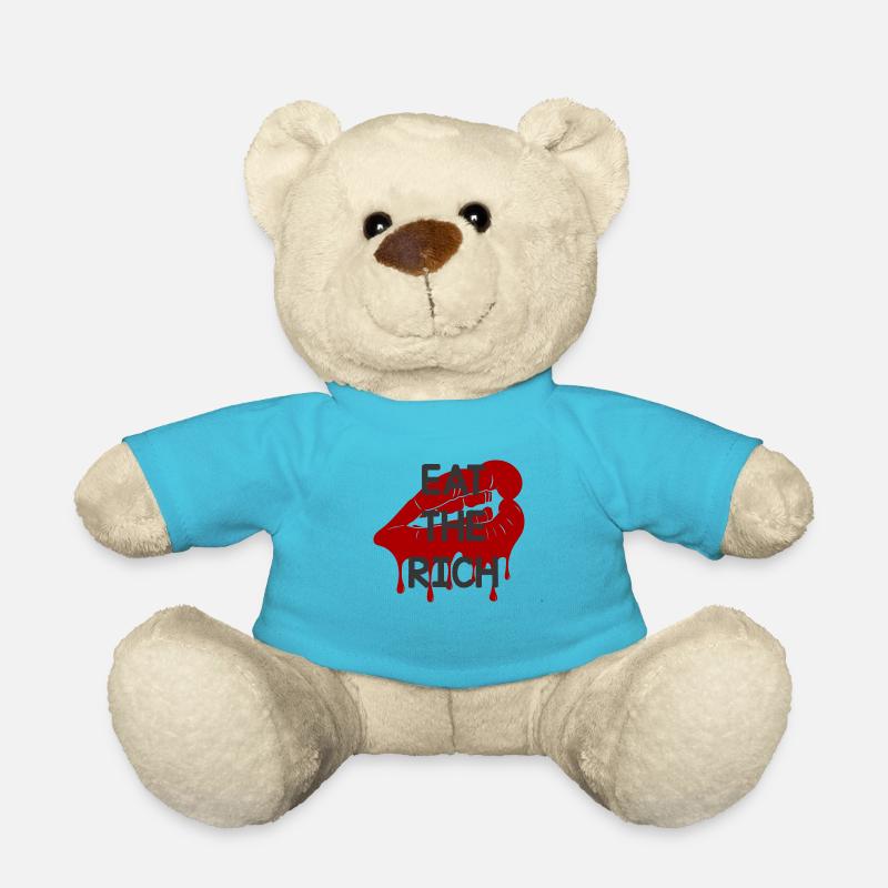 MANGEZ LES RICHES - 🍴 - Nounours - bleu outremer