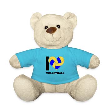 J’adore le volley-ball - Nounours - bleu outremer - Devant