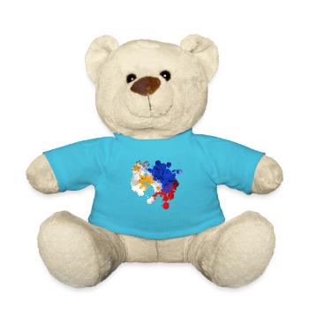 Philippines drapeau philippin fierté je cadeau - Nounours - bleu outremer - Devant