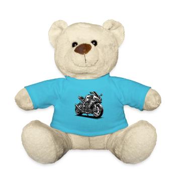 Moto 1 - Nounours - bleu outremer - Devant