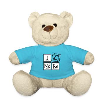 Ich bin ein Nerd - Teddy - Atollblau - Vorne