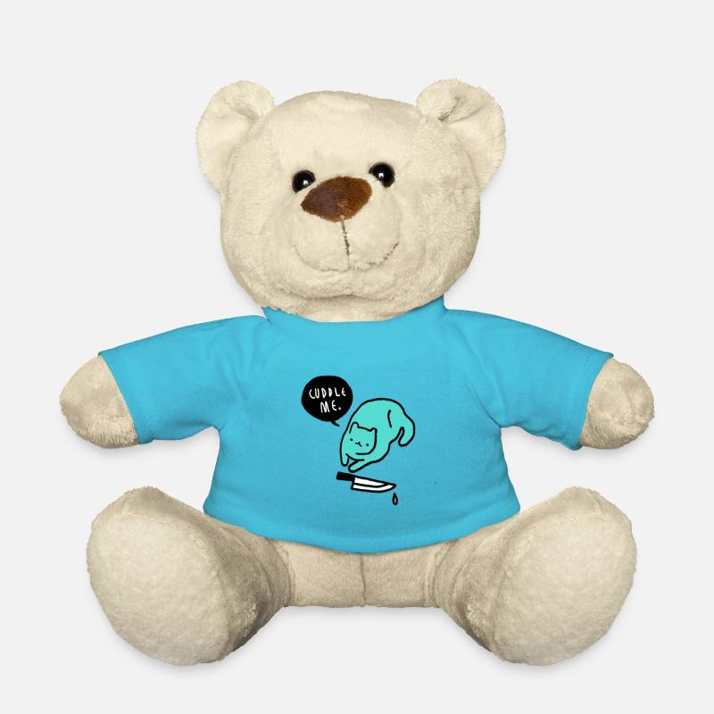 KNUDDEL MICH KATZE - Teddy - Atollblau