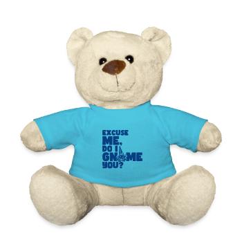 Thanksgiving Funny Gnomes Costume Autumn - Teddy Bear - atoll blue - Front