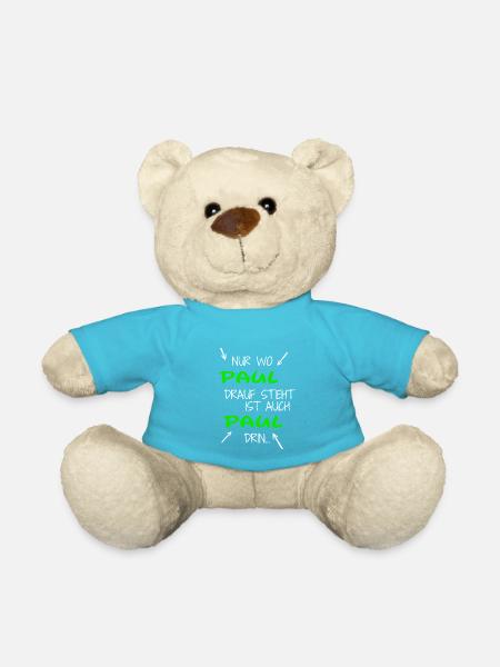 Nur wo Paul drauf steht ist auch Paul drin - Teddy - Atollblau