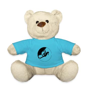 Climbing Girl - Teddy Bear - atoll blue - Front