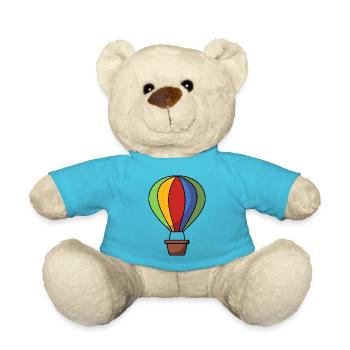 Montgolfière - Nounours - bleu outremer - Devant