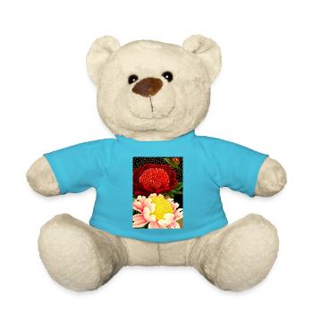 Francis flowers - Teddy Bear - atoll blue - Front
