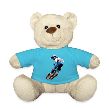 bmx race racing mountain bike motocross - Teddy Bear - atoll blue - Front