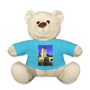 Straßburg Graph Überdachte Brücken - Teddy - Atollblau - Vorne