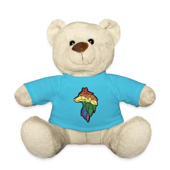 Wolf Raimbow - Teddy Bear - atoll blue - Front