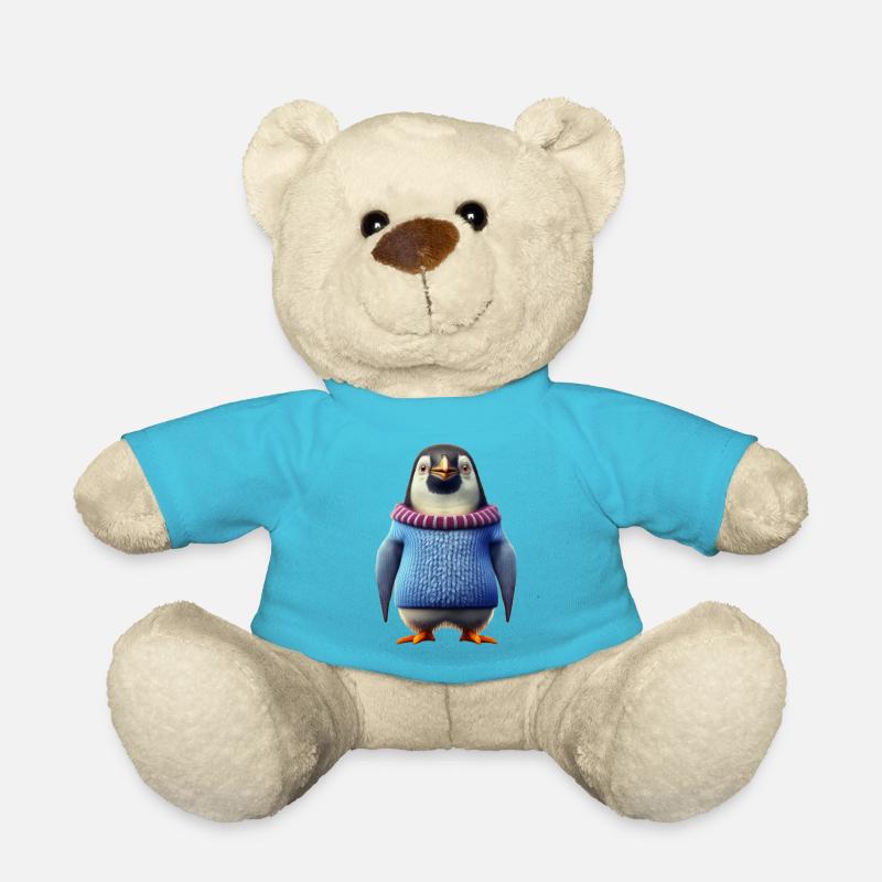 Pingouin - Nounours - bleu outremer