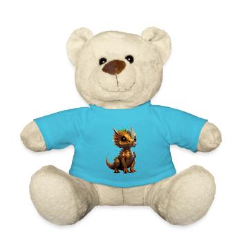 Petit dragon mignon 12 - Nounours - bleu outremer - Devant