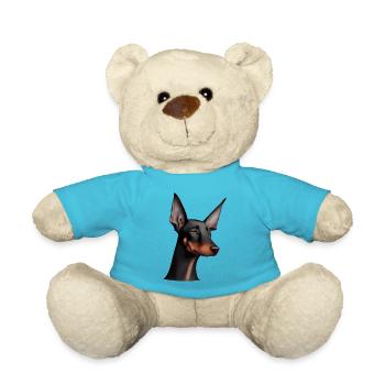 Doberman dresseur chien Doberman Doberman chiot - Nounours - bleu outremer - Devant