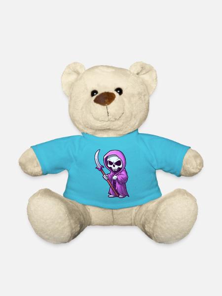 Graffiti Sensenmann Sticker - Teddy - Atollblau