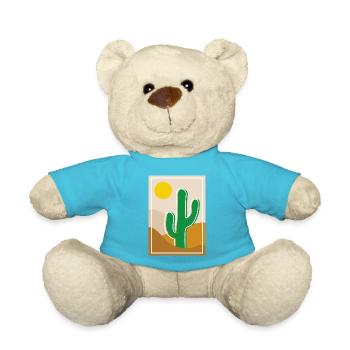 Kaktus in der Wüste - Teddy - Atollblau - Vorne
