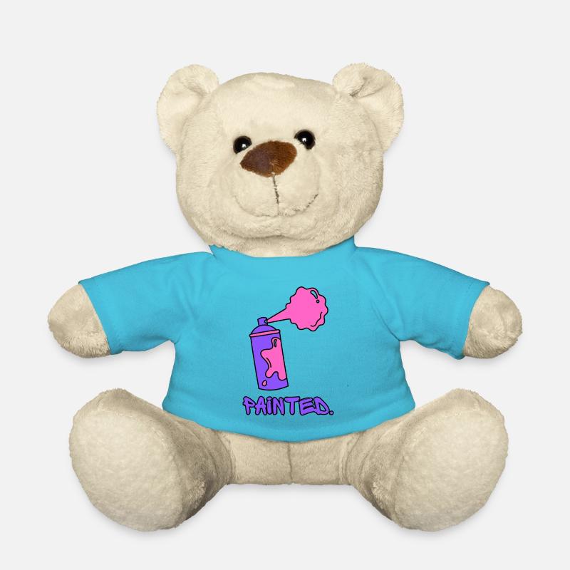 Painted - Lila/Pink - Teddy - Atollblau