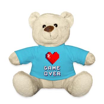 Game Over violet 3 - Nounours - bleu outremer - Devant