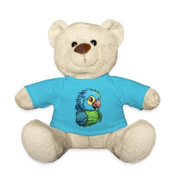 Parrot - Teddy Bear - atoll blue - Front