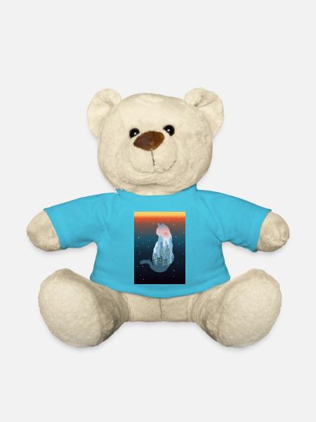Chaton - Nounours - bleu outremer