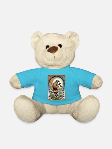 Waschbär - Teddy - Atollblau
