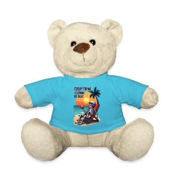 Alles wird gut - Teddy - Atollblau - Vorne
