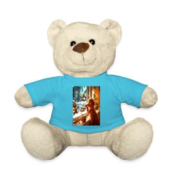 Pudelträume. - Teddy - Atollblau - Vorne