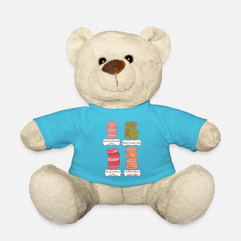 Pastellcookies Stack-Design - Teddy - Atollblau