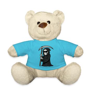 Grim Reaper Sunglasses - Teddy Bear - atoll blue - Front
