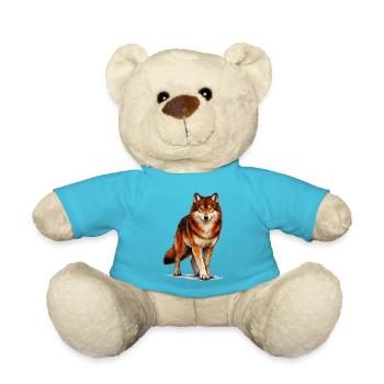 Loup - Nounours - bleu outremer - Devant