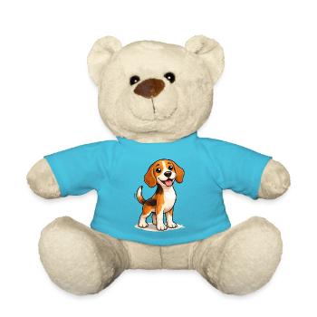 Beagle Dog : design mignon et amusant - Nounours - bleu outremer - Devant