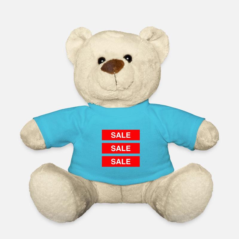 Vente Vente Vente - Coloré - Nounours - bleu outremer
